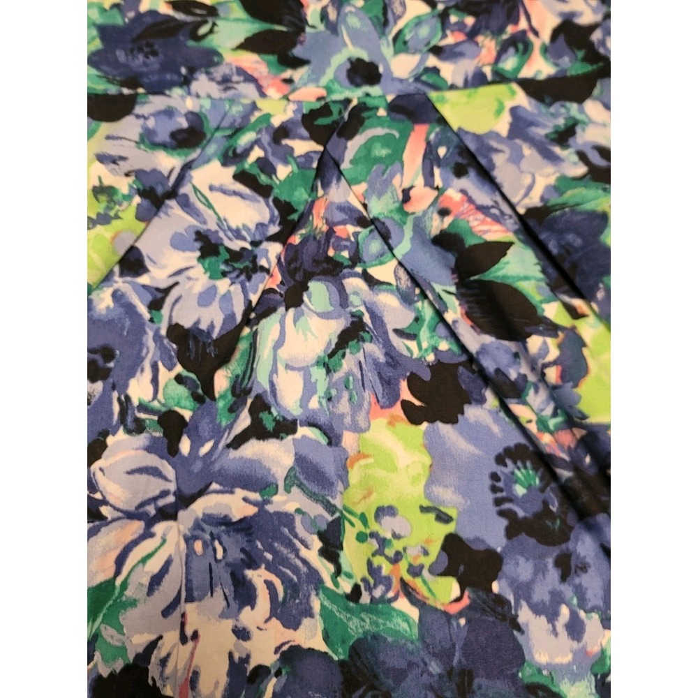 Jack by BB Dakota Floral Dress Medium 100% Cotton Pockets Fit & Flare Sundress - Picture 8 of 15